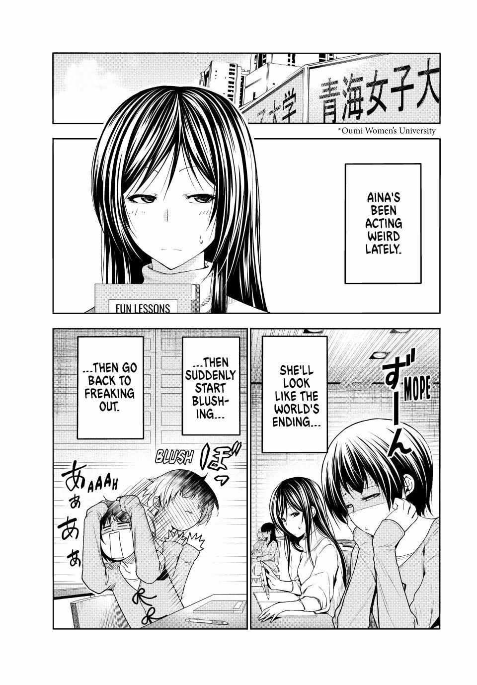 Grand Blue Manga Chapter 97 page 2 - Dressed for Success scene