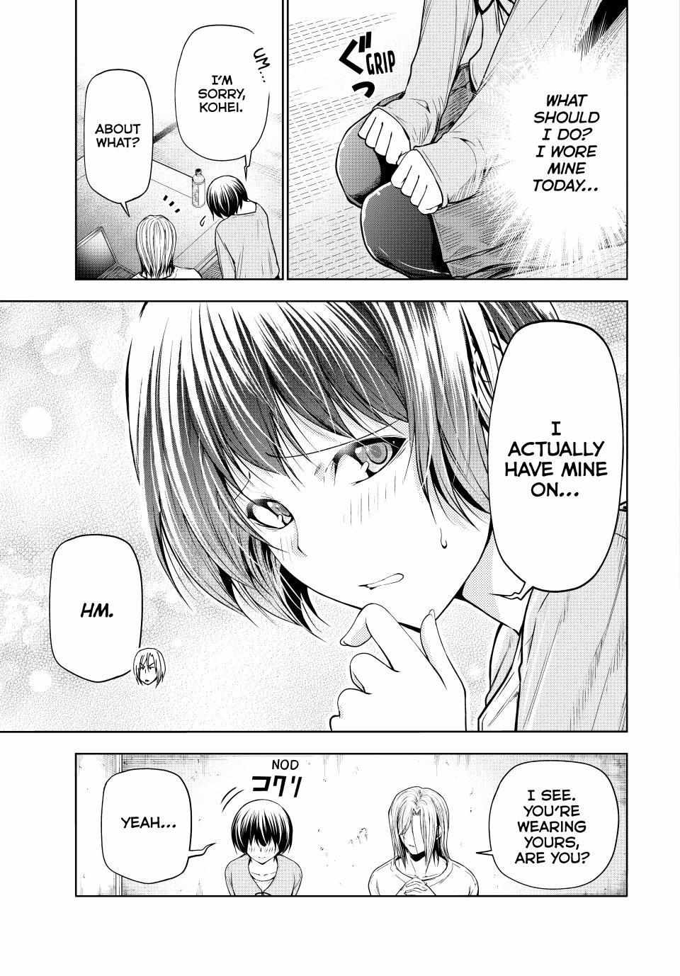 Grand Blue Manga Chapter 97 page 26 - Dressed for Success scene