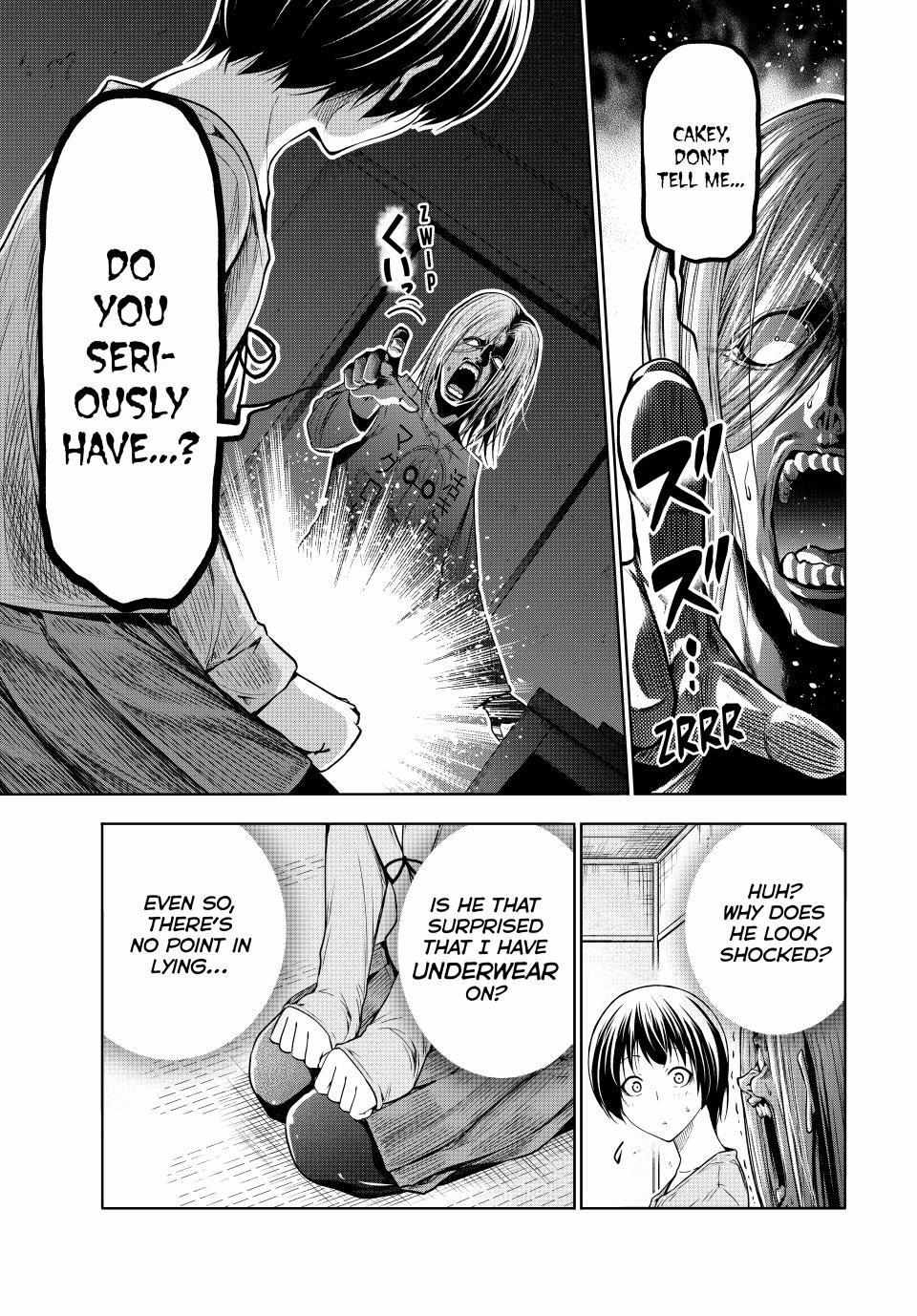 Grand Blue Manga Chapter 97 page 28 - Dressed for Success scene