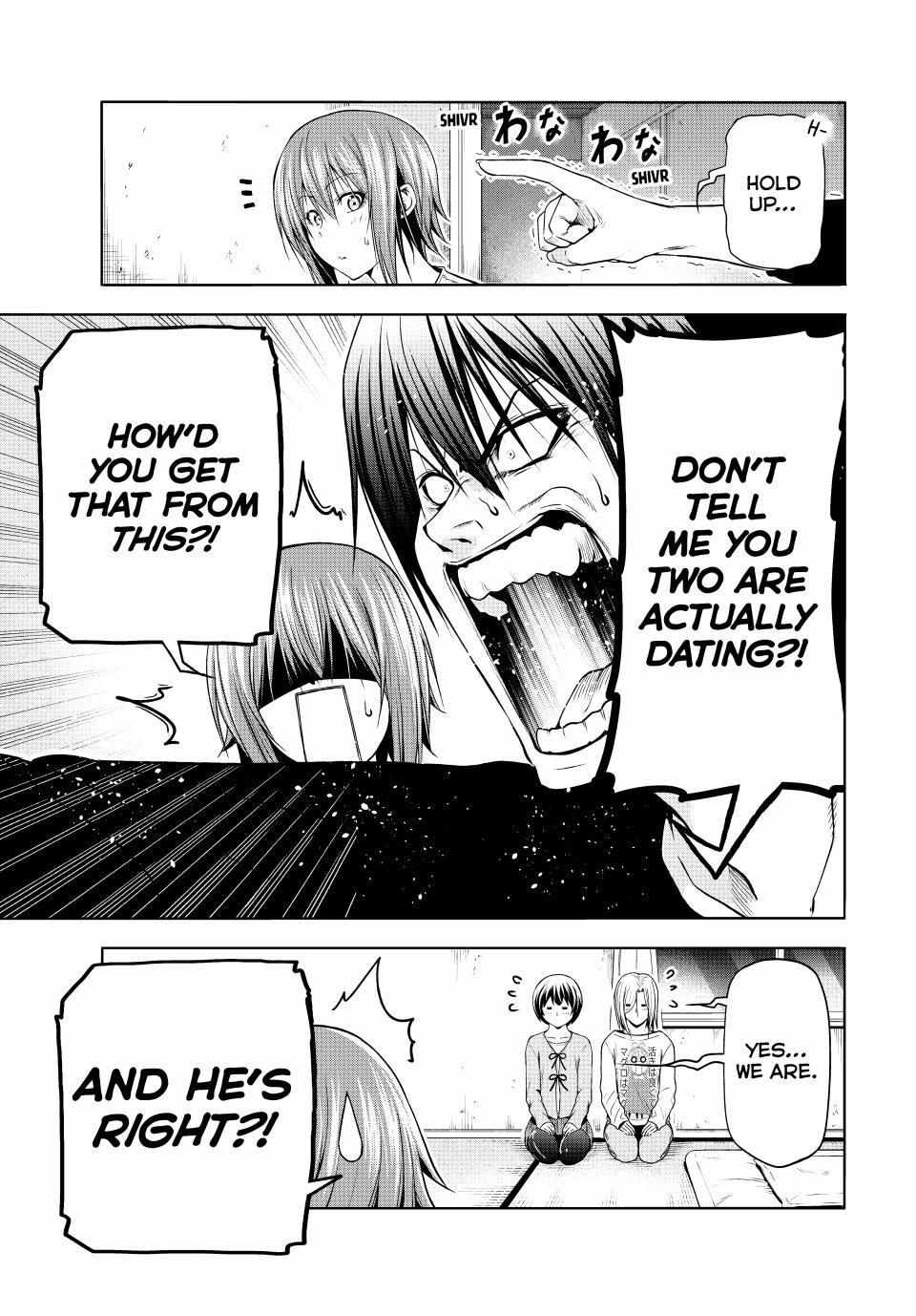 Grand Blue Manga Chapter 97 page 39 - Dressed for Success scene