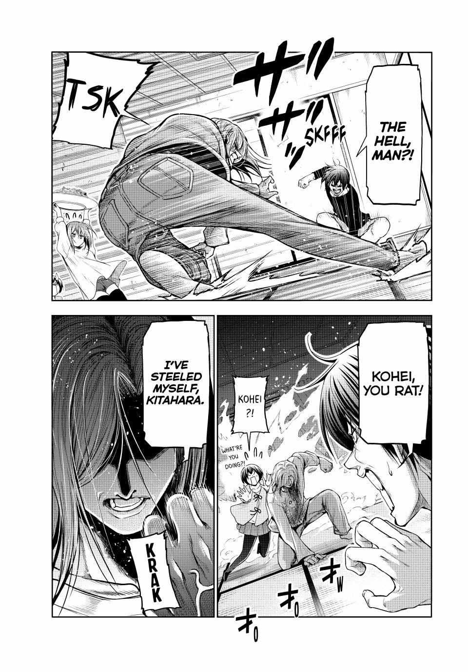 Grand Blue Manga Chapter 97 page 43 - Dressed for Success scene