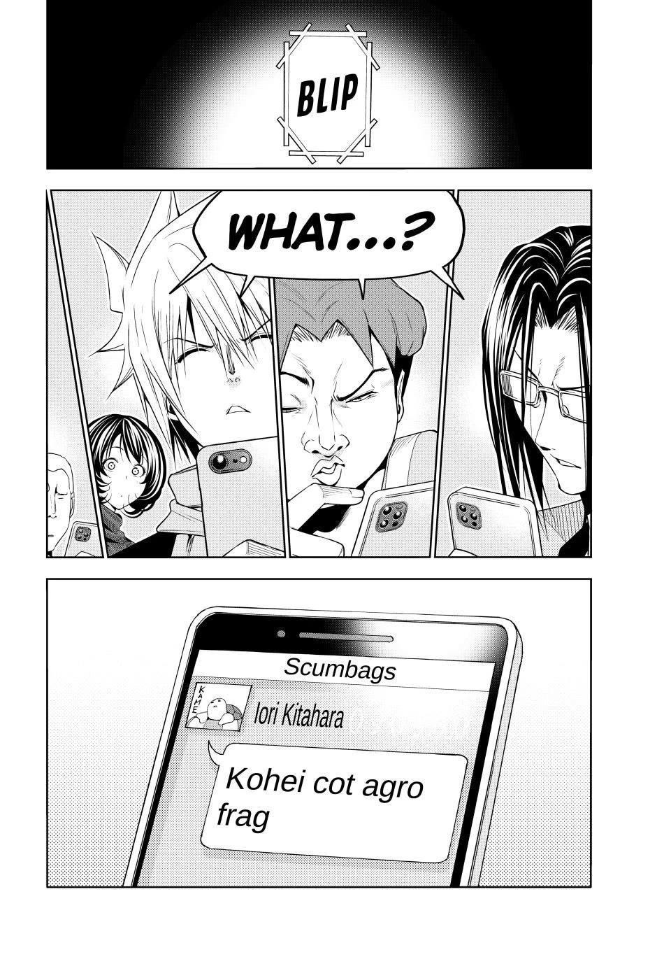 Grand Blue Manga Chapter 98 page 12 - Risk Factor scene