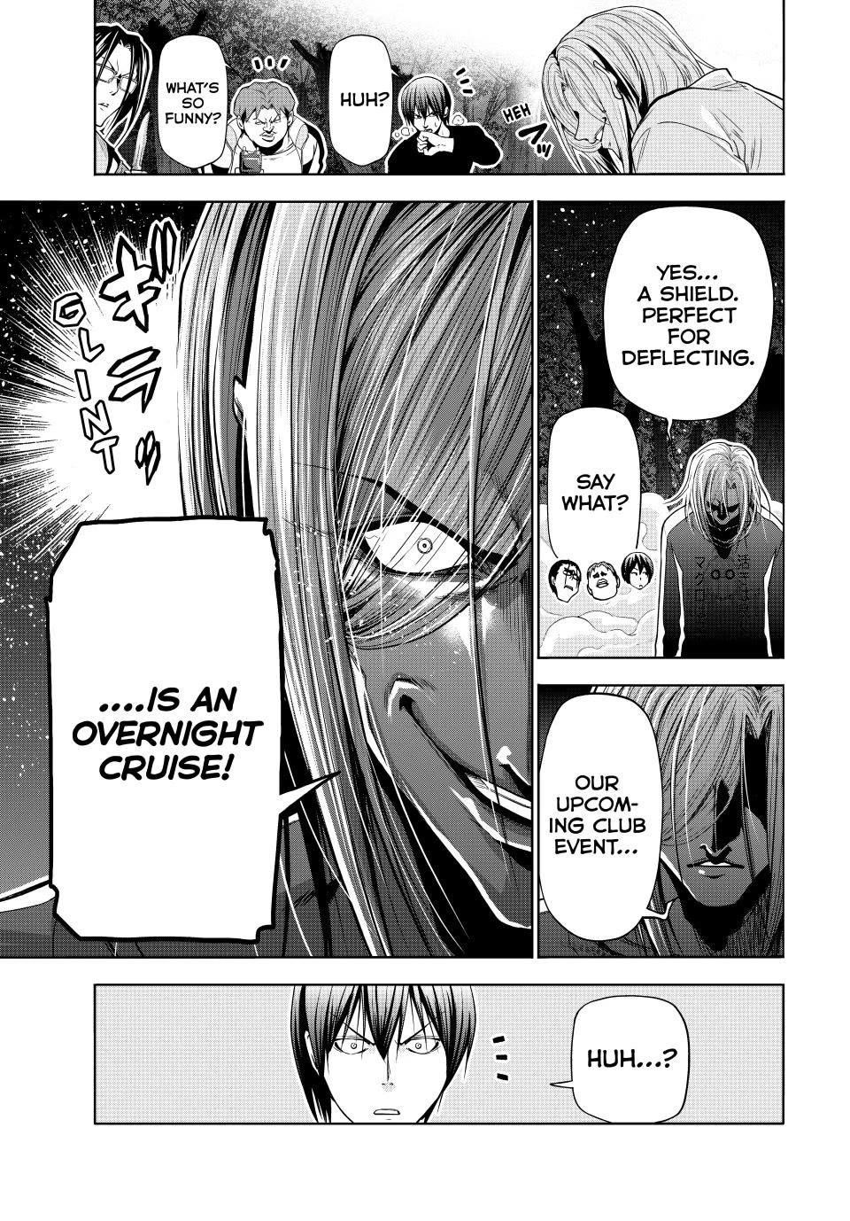 Grand Blue Manga Chapter 98 page 26 - Risk Factor scene