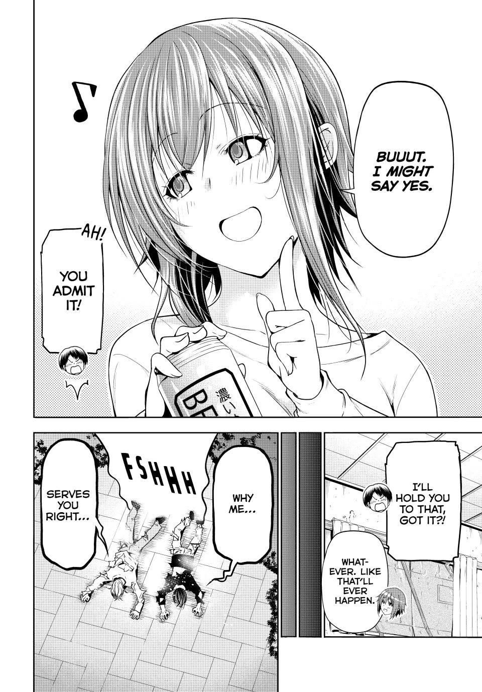 Grand Blue Manga Chapter 98 page 33 - Risk Factor scene